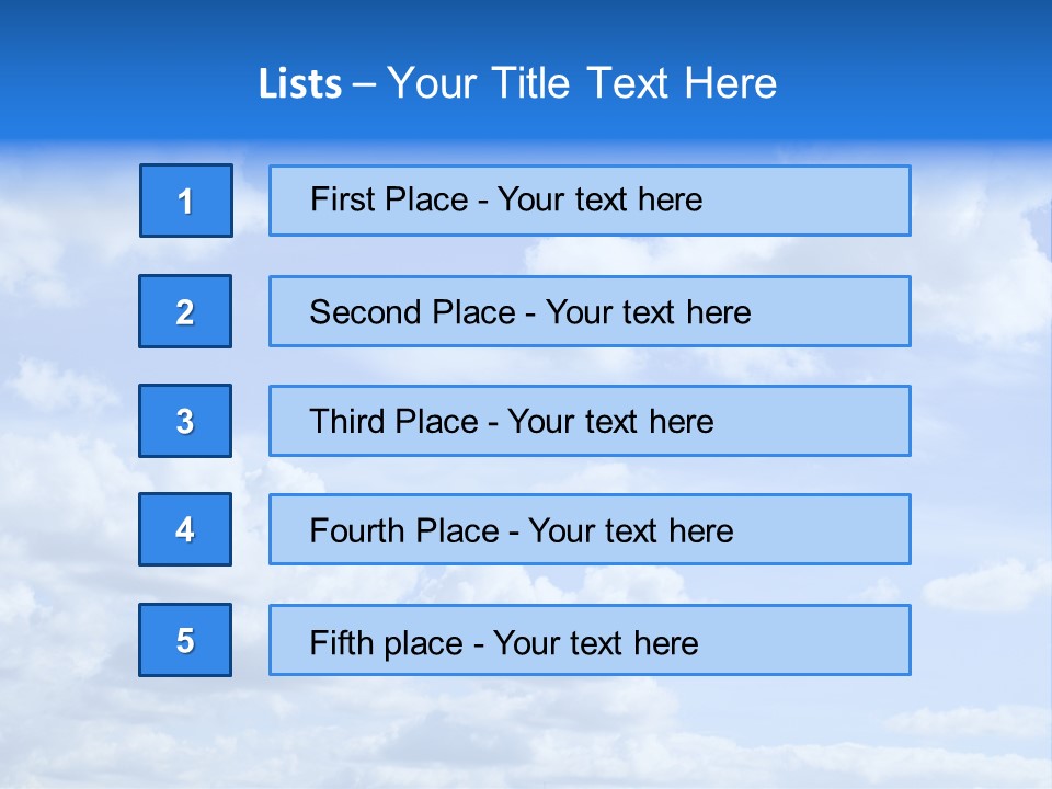 Above Background Pattern PowerPoint Template
