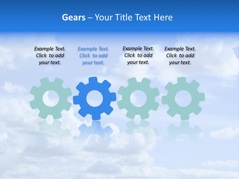 Above Background Pattern PowerPoint Template