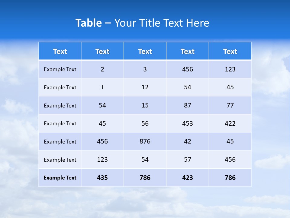 Above Background Pattern PowerPoint Template