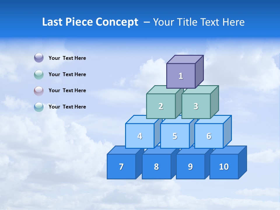 Above Background Pattern PowerPoint Template