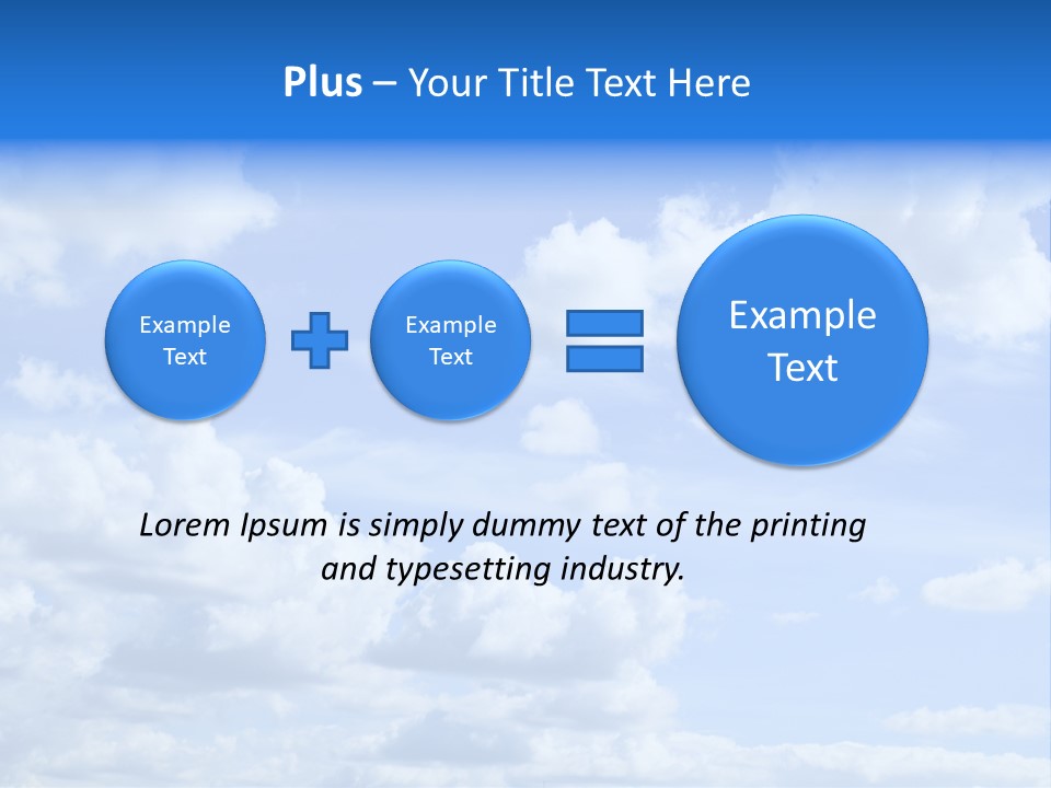 Above Background Pattern PowerPoint Template