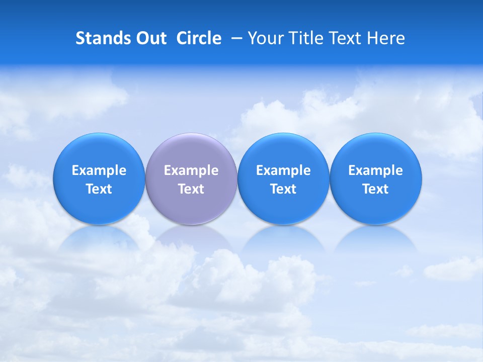 Above Background Pattern PowerPoint Template