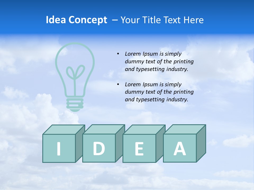 Above Background Pattern PowerPoint Template