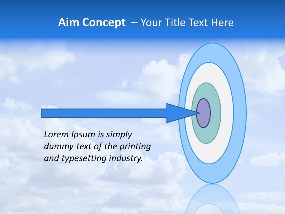 Above Background Pattern PowerPoint Template