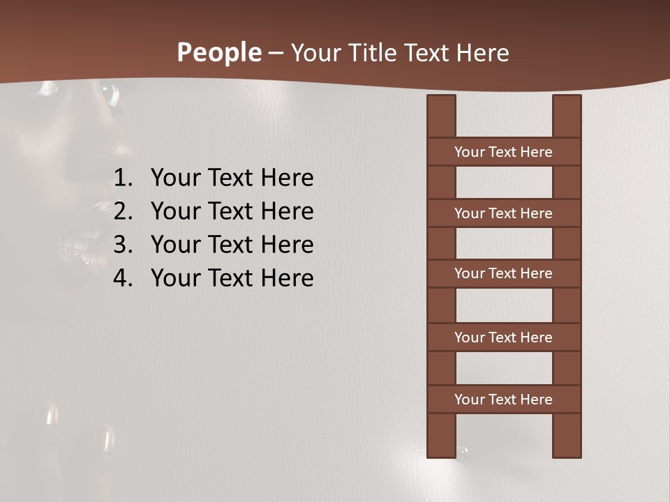 People Copyspace Dreadlocks PowerPoint Template