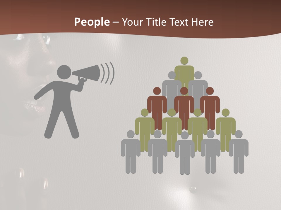 People Copyspace Dreadlocks PowerPoint Template