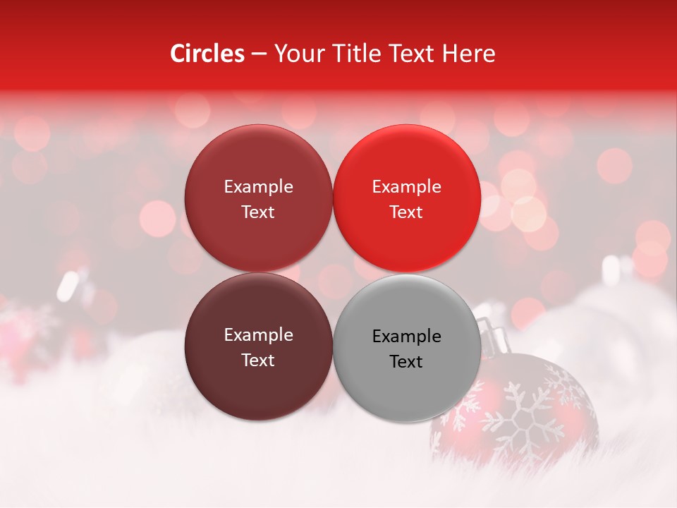 A Red And White Christmas Powerpoint Presentation PowerPoint Template