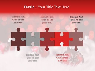 A Red And White Christmas Powerpoint Presentation PowerPoint Template