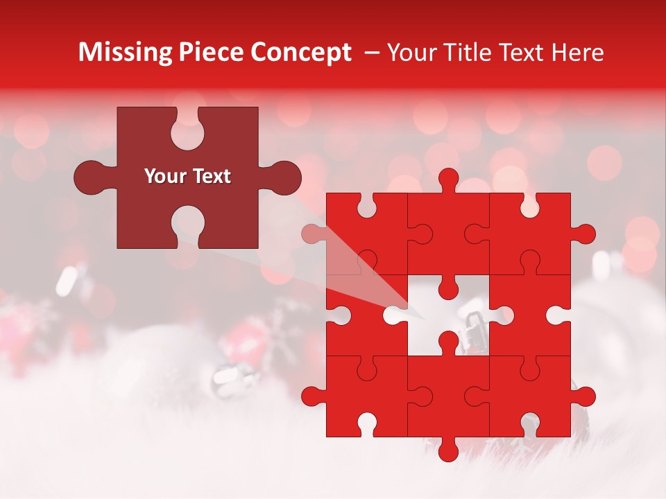 A Red And White Christmas Powerpoint Presentation PowerPoint Template