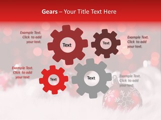 A Red And White Christmas Powerpoint Presentation PowerPoint Template