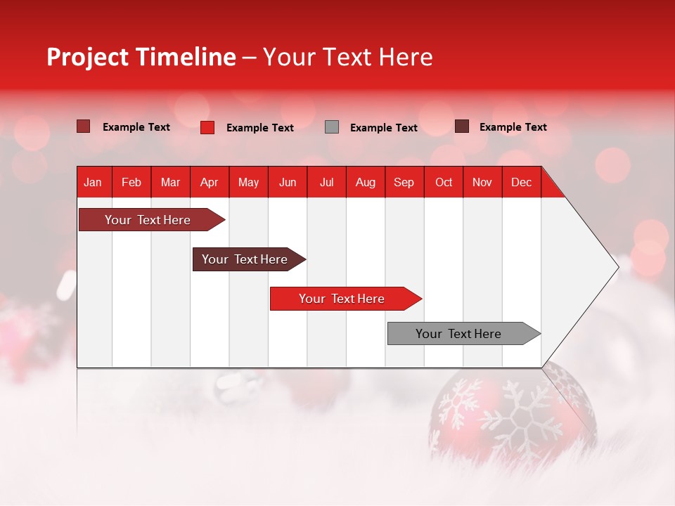 A Red And White Christmas Powerpoint Presentation PowerPoint Template