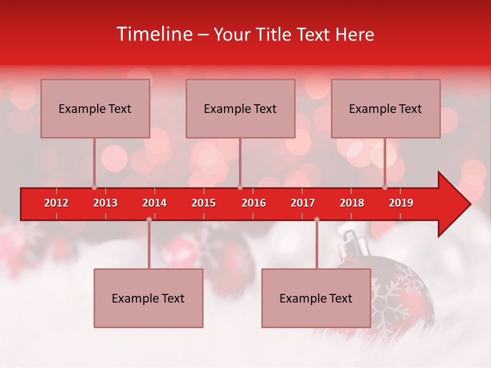 A Red And White Christmas Powerpoint Presentation PowerPoint Template