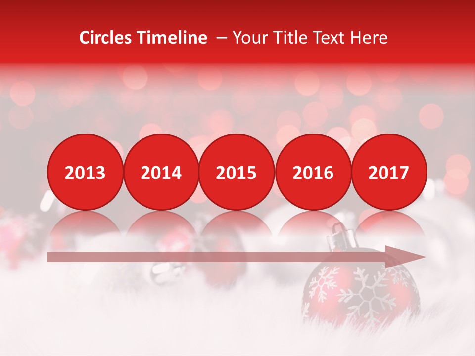 A Red And White Christmas Powerpoint Presentation PowerPoint Template