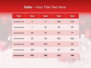 A Red And White Christmas Powerpoint Presentation PowerPoint Template