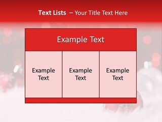 A Red And White Christmas Powerpoint Presentation PowerPoint Template