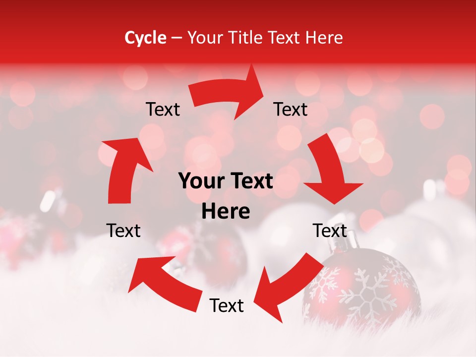 A Red And White Christmas Powerpoint Presentation PowerPoint Template
