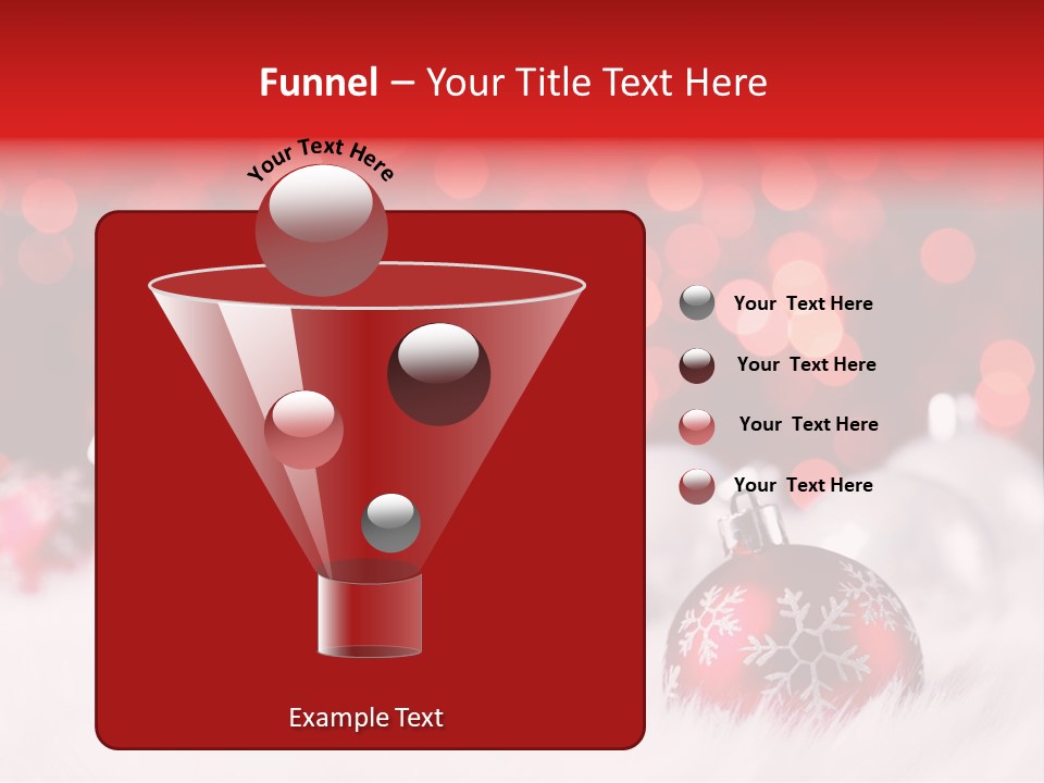 A Red And White Christmas Powerpoint Presentation PowerPoint Template