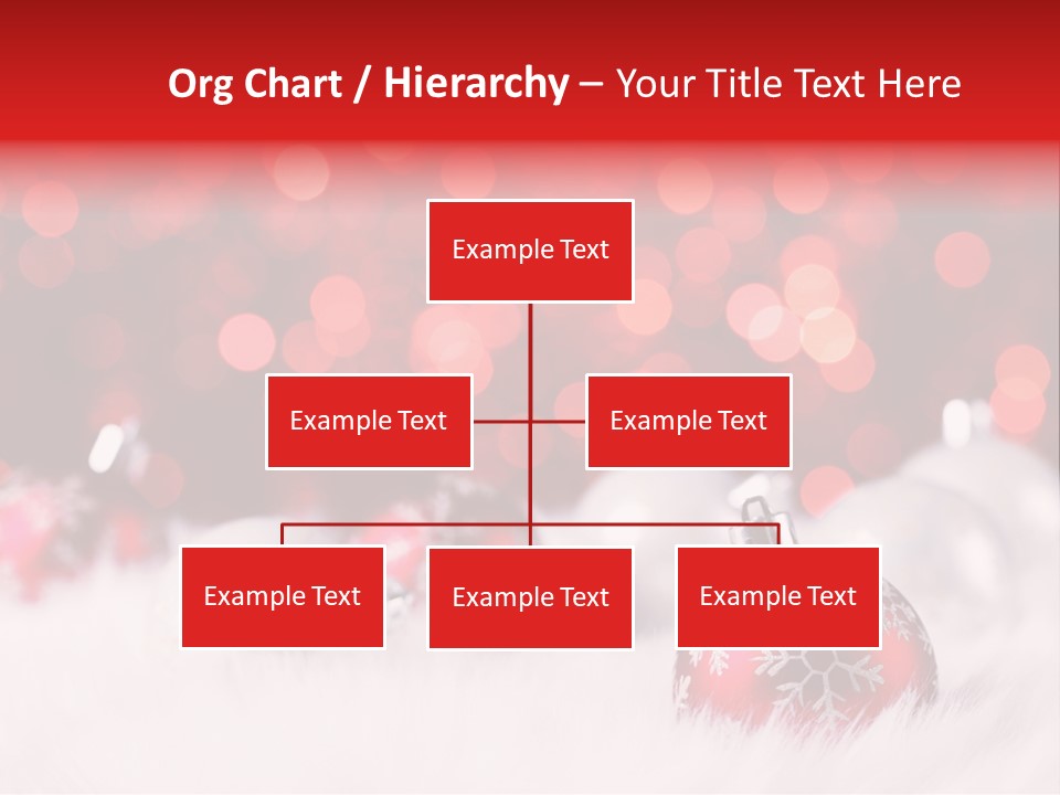 A Red And White Christmas Powerpoint Presentation PowerPoint Template