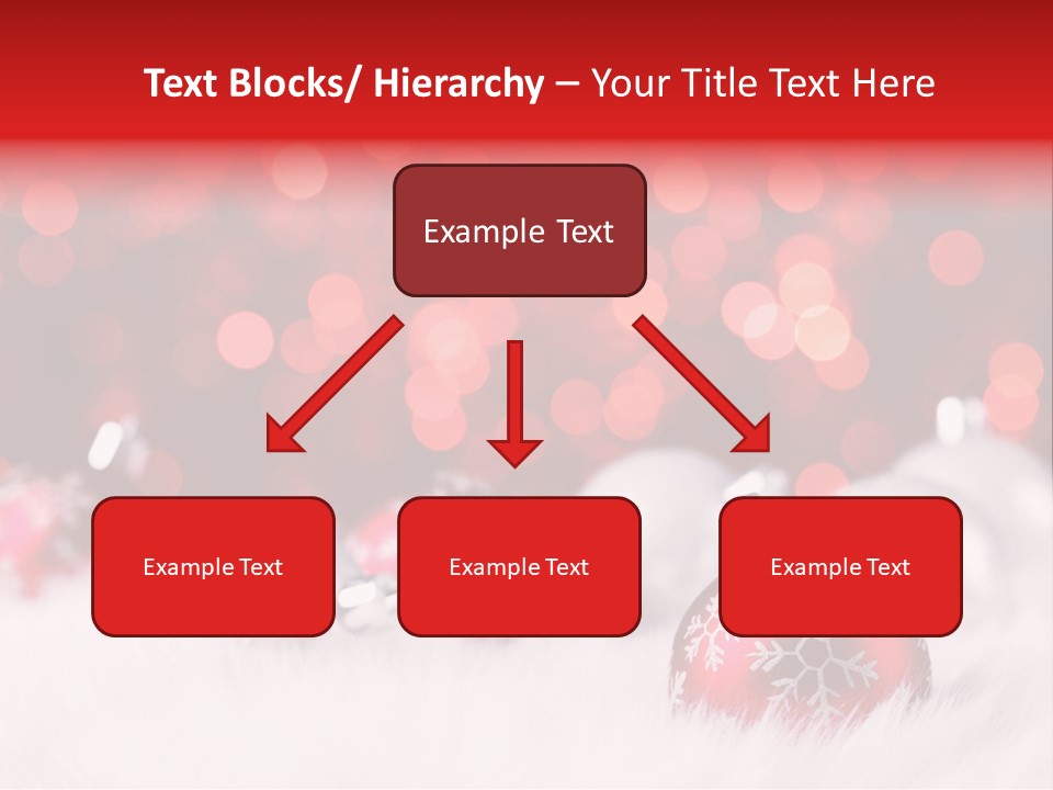 A Red And White Christmas Powerpoint Presentation PowerPoint Template