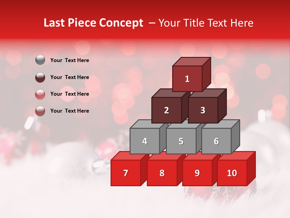 A Red And White Christmas Powerpoint Presentation PowerPoint Template
