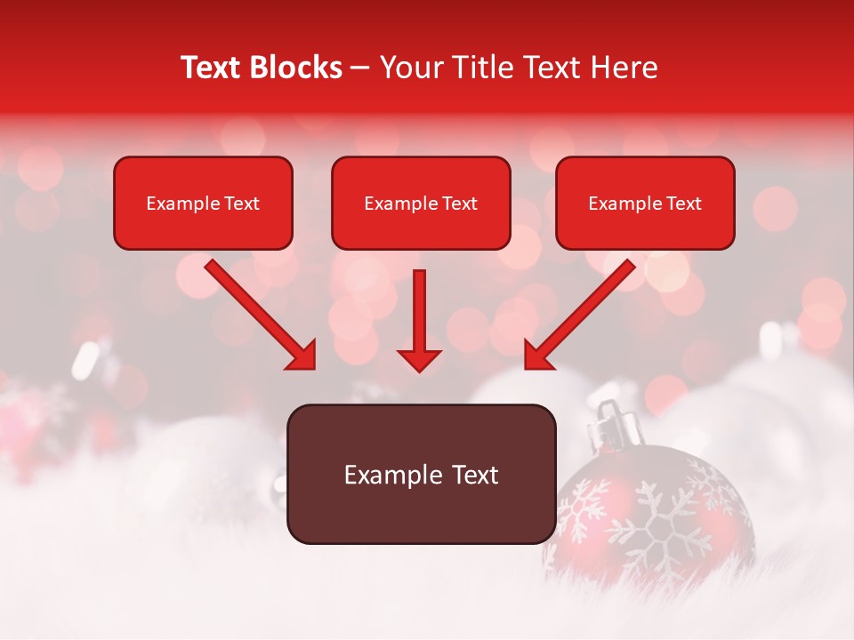 A Red And White Christmas Powerpoint Presentation PowerPoint Template