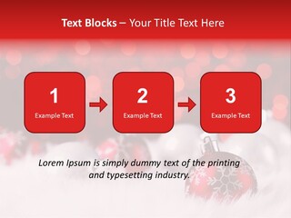 A Red And White Christmas Powerpoint Presentation PowerPoint Template
