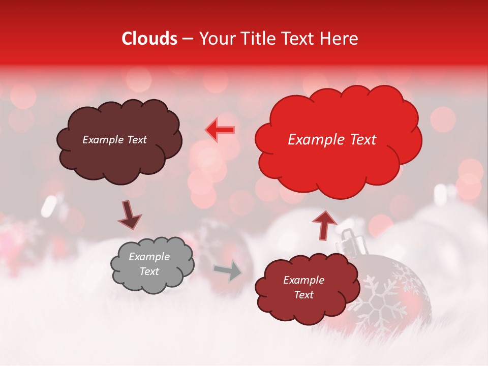 A Red And White Christmas Powerpoint Presentation PowerPoint Template