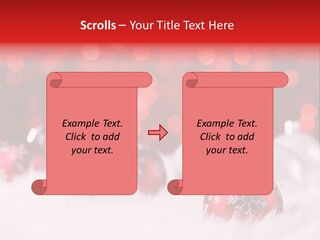 A Red And White Christmas Powerpoint Presentation PowerPoint Template