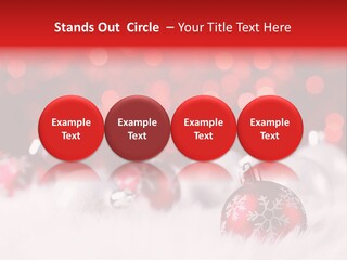 A Red And White Christmas Powerpoint Presentation PowerPoint Template
