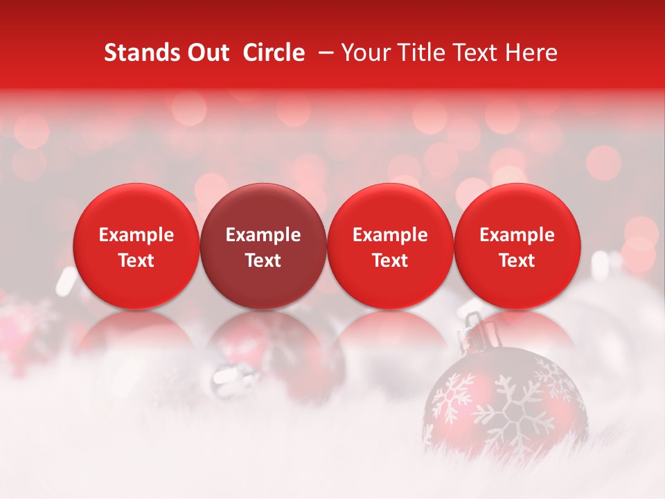 A Red And White Christmas Powerpoint Presentation PowerPoint Template