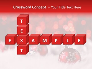 A Red And White Christmas Powerpoint Presentation PowerPoint Template