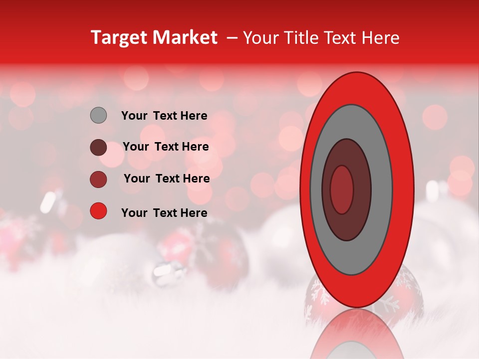 A Red And White Christmas Powerpoint Presentation PowerPoint Template