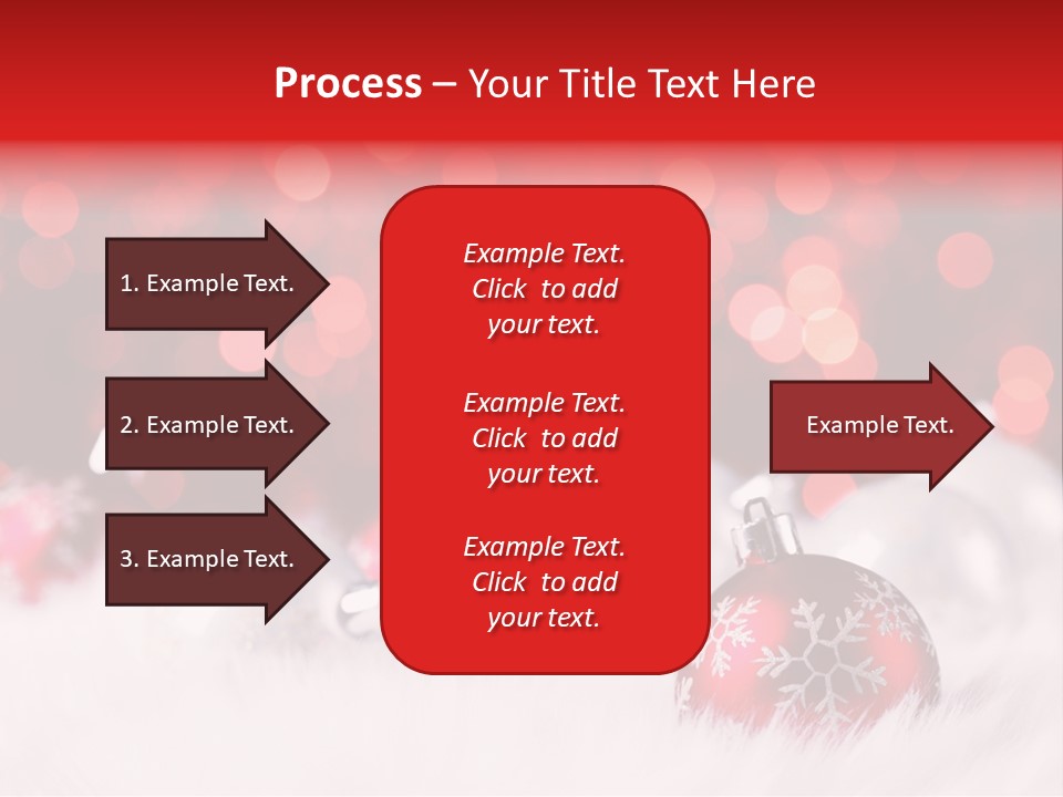 A Red And White Christmas Powerpoint Presentation PowerPoint Template