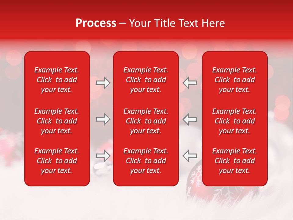 A Red And White Christmas Powerpoint Presentation PowerPoint Template