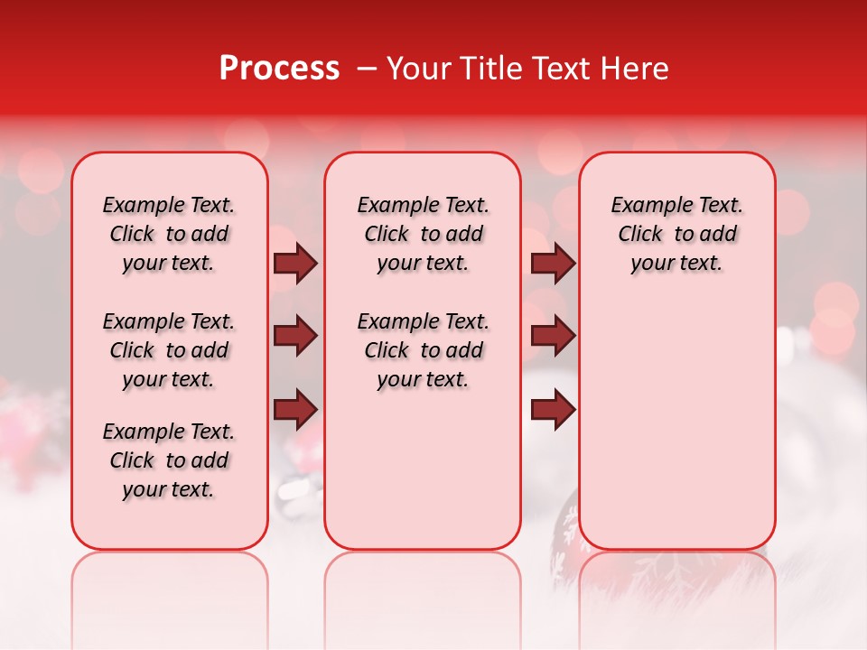 A Red And White Christmas Powerpoint Presentation PowerPoint Template