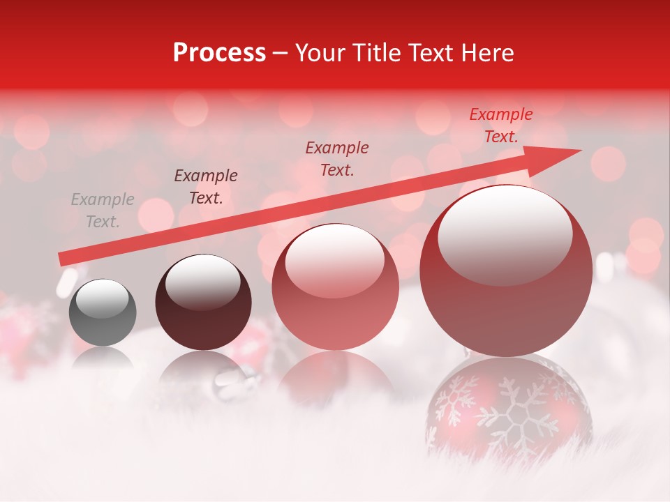 A Red And White Christmas Powerpoint Presentation PowerPoint Template
