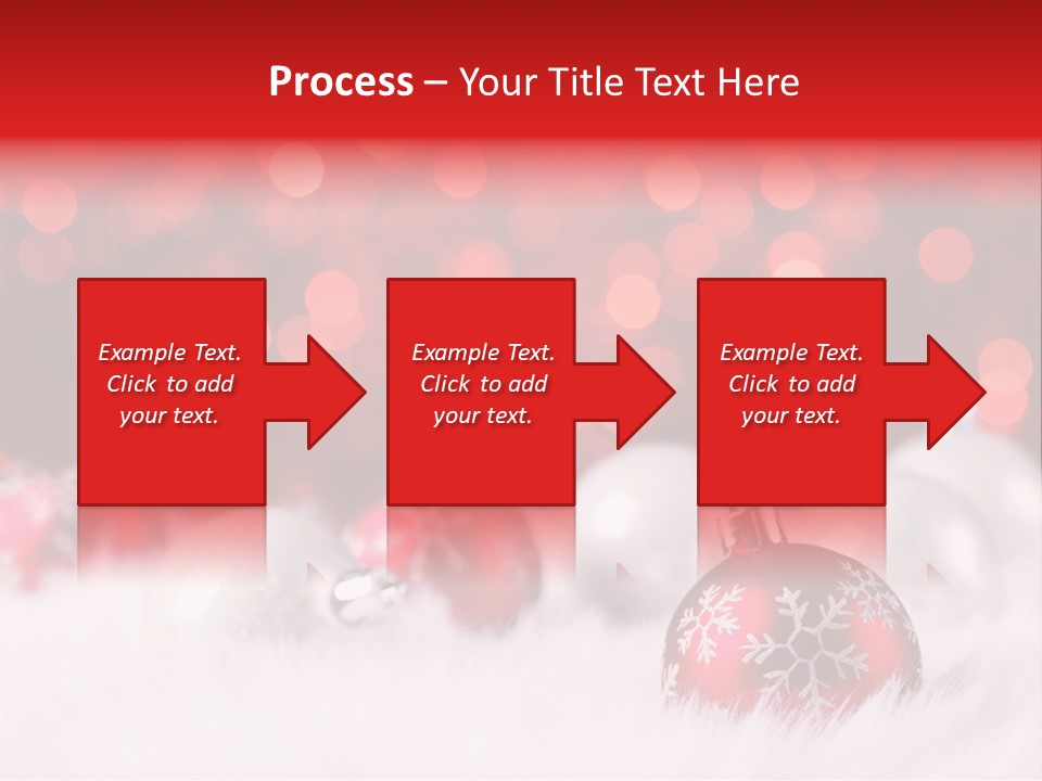 A Red And White Christmas Powerpoint Presentation PowerPoint Template