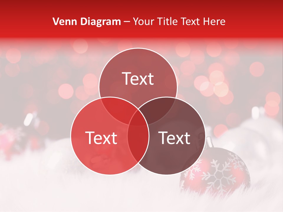 A Red And White Christmas Powerpoint Presentation PowerPoint Template