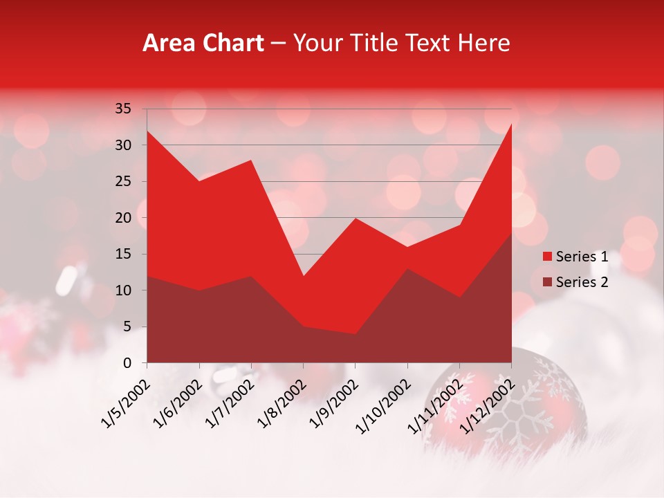 A Red And White Christmas Powerpoint Presentation PowerPoint Template