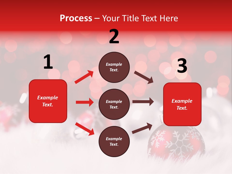 A Red And White Christmas Powerpoint Presentation PowerPoint Template