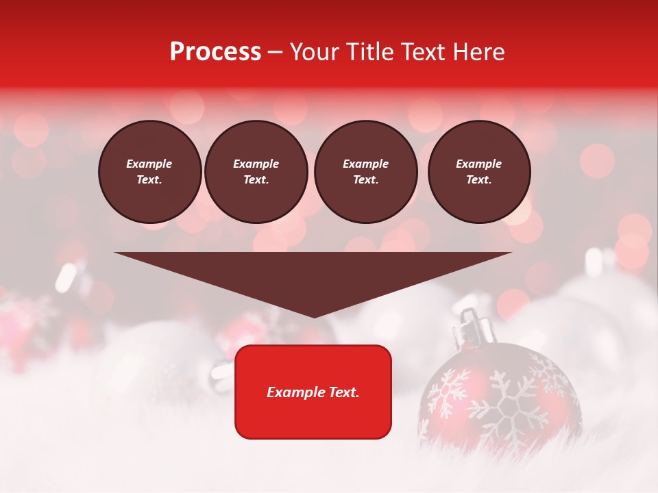 A Red And White Christmas Powerpoint Presentation PowerPoint Template