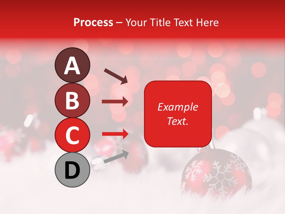 A Red And White Christmas Powerpoint Presentation PowerPoint Template