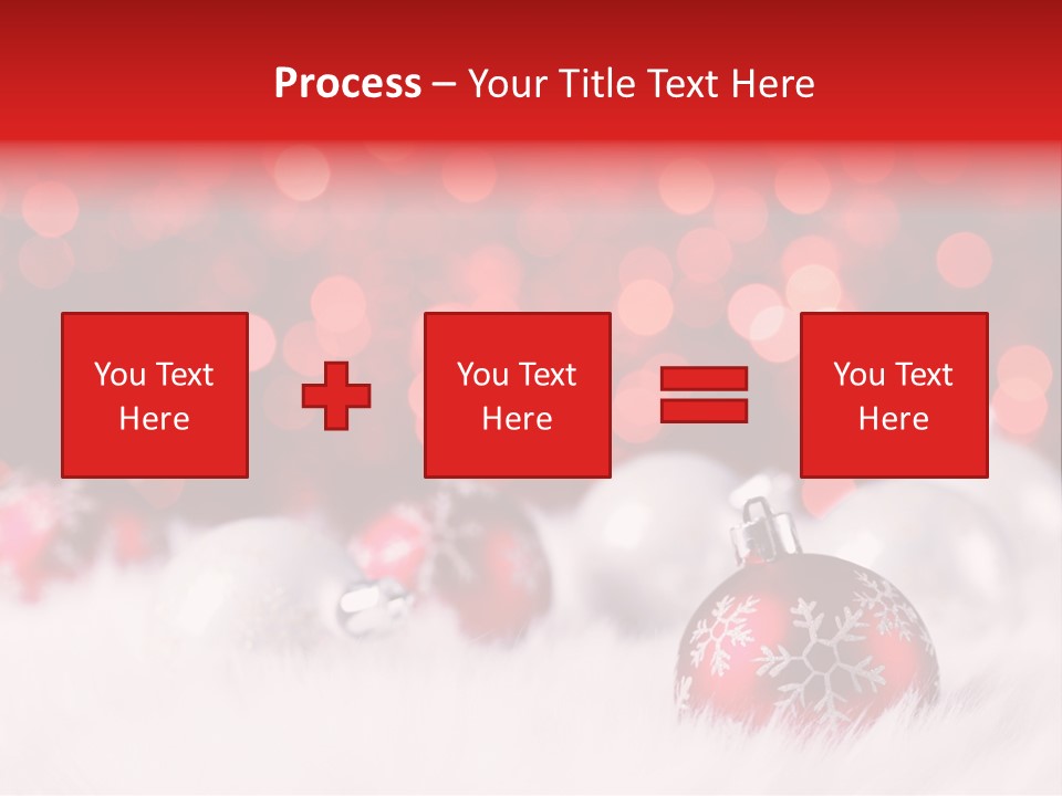 A Red And White Christmas Powerpoint Presentation PowerPoint Template