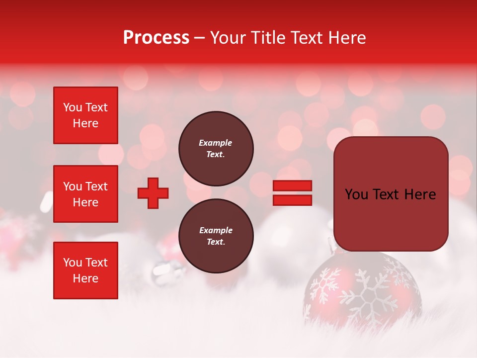 A Red And White Christmas Powerpoint Presentation PowerPoint Template