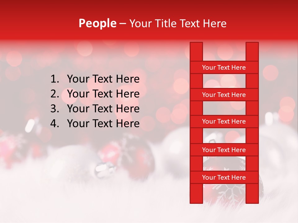 A Red And White Christmas Powerpoint Presentation PowerPoint Template