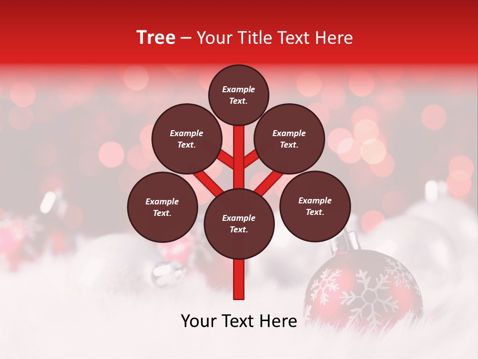 A Red And White Christmas Powerpoint Presentation PowerPoint Template