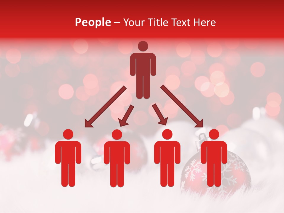 A Red And White Christmas Powerpoint Presentation PowerPoint Template