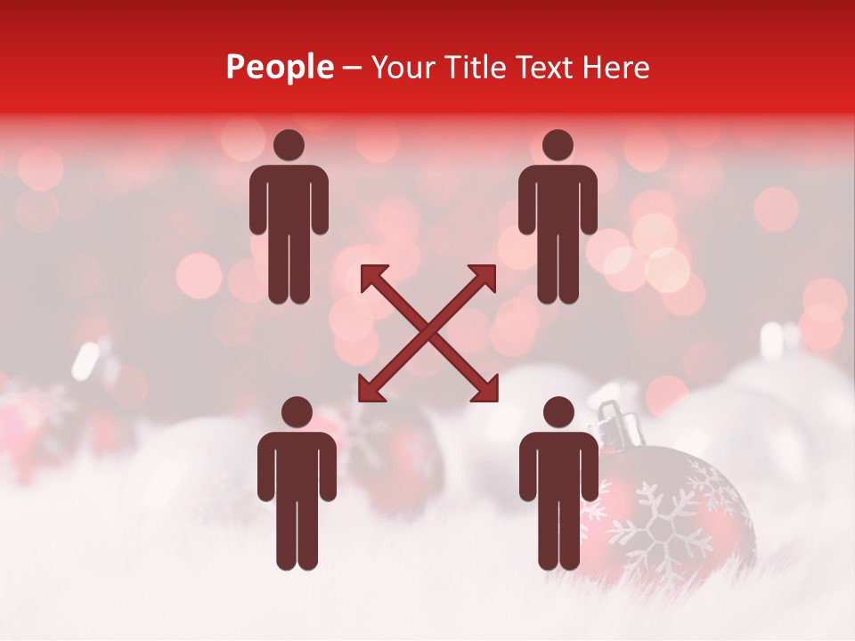 A Red And White Christmas Powerpoint Presentation PowerPoint Template