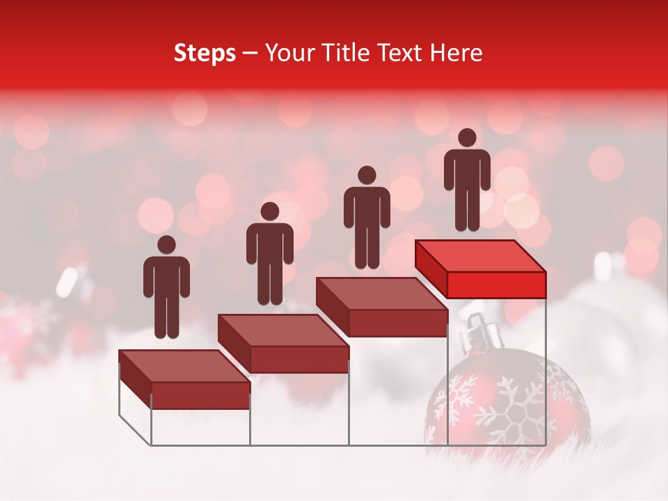 A Red And White Christmas Powerpoint Presentation PowerPoint Template