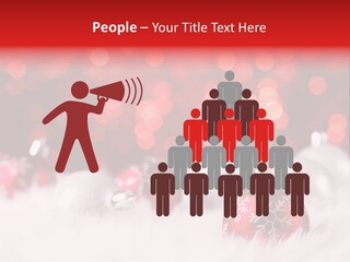 A Red And White Christmas Powerpoint Presentation PowerPoint Template